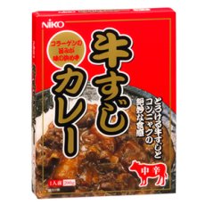 Photo2: ご当地レトルトカレー 大阪 牛すじカレー 中辛（１人前 200ｇ）(Japanese Gotochi Retort Curry - Osaka Beef Curry - Medium Spicy (1 serving 200g)) (2)