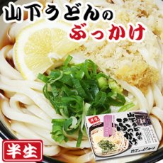 画像1: 讃岐うどん　山下のぶっかけうどん　2食入（半生麺、箱） (1)