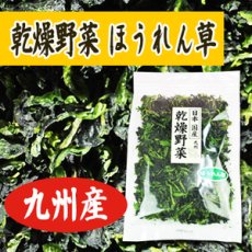 Photo1: 乾燥野菜 国産 ほうれん草 95ｇ (1)