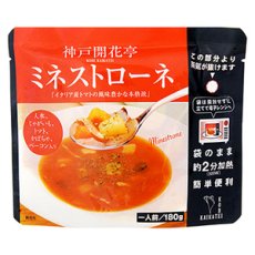 Photo2: レトルト スープ 神戸開花亭 ミネストローネ 180ｇ（レンジ調理・常温長期保存） (2)