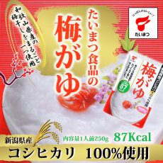 画像1: 梅がゆ250ｇ (たいまつ食品) 和歌山県産梅干(Japanese Ume Gayu 250g (Taimatsu Shokuhin) Wakayama Prefecture pickled plums) (1)