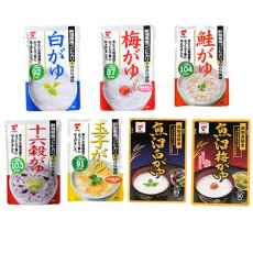 画像2: たいまつ新潟県産コシヒカリ使用おかゆセット7種類 21食セット(Japanese 7 kinds of rice porridge set using Niigata Koshihikari rice, 21 servings) (2)