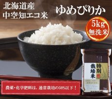 画像1: 北海道　ゆめぴりか 無洗米　5kg(Japanese Hokkaido Yumepirika unwashed rice 5kg) (1)