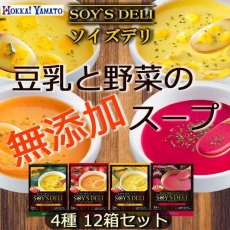 画像1: ソイズデリ 豆乳と野菜の無添加スープ4種のアソートセット (1)