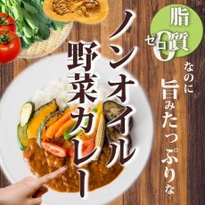 画像1: レトルトカレー ノンオイル野菜カレー180g 　脂質ゼロなのに旨みたっぷり！(Japanese Retort Curry Non-Oil Vegetable Curry 180g - zero fat, yet full of flavor!) (1)