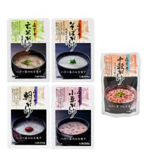 画像3: おかゆ 永平寺 レトルト ５種類10食セット（朝がゆ・玄米がゆ・そばがゆ・十穀がゆ・小豆がゆ）米又 敬老の日 仕送り お歳暮(Japanese Rice porridge Eiheiji retort set of 5 kinds of 10 servings (morning gruel, brown rice gruel, buckwheat gruel, 10-grain gruel, azuki bean gruel) Rice Matata Respect-for-the-Aged Day Sending of gifts for the year-end) (3)