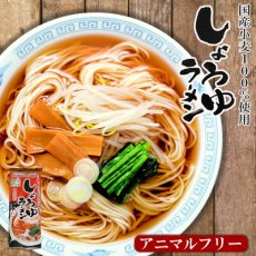 画像1: アニマルフリー しょうゆラーメン 2食入（186g） 東亜食品 ヴィーガン ベジタリアン 海外土産(Japanese Animal Free Soy Sauce Ramen 2-serving pack (186g) Toa Foods Vegan Vegetarian Souvenir from overseas) (1)