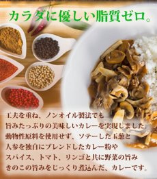 画像7: ノンオイル レトルトカレー2種18食お試しセット　野菜ときのこ 脂質ゼロなのに旨みたっぷり！脂質ゼロ食品　インスタントカレー　即席カレー 詰め合わせ ダイエット 御歳暮 御年賀(Japanese Non-Oil Retort Curry 2 Kinds 18 Servings Trial Set Vegetable and Mushroom Zero fat but full of flavor! Zero Fat Foods Instant Curry Instant Curry Assortment Diet Year-end Gift New Year's Gift) (7)