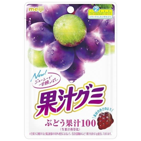 明治 果汁グミぶどう 54g【海外発送可】｜日本食品・日本のお