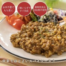 画像8: ［海外発送可］ご飯がいらないもち麦カレー 食品添加物・動物性食品不使用 (8)