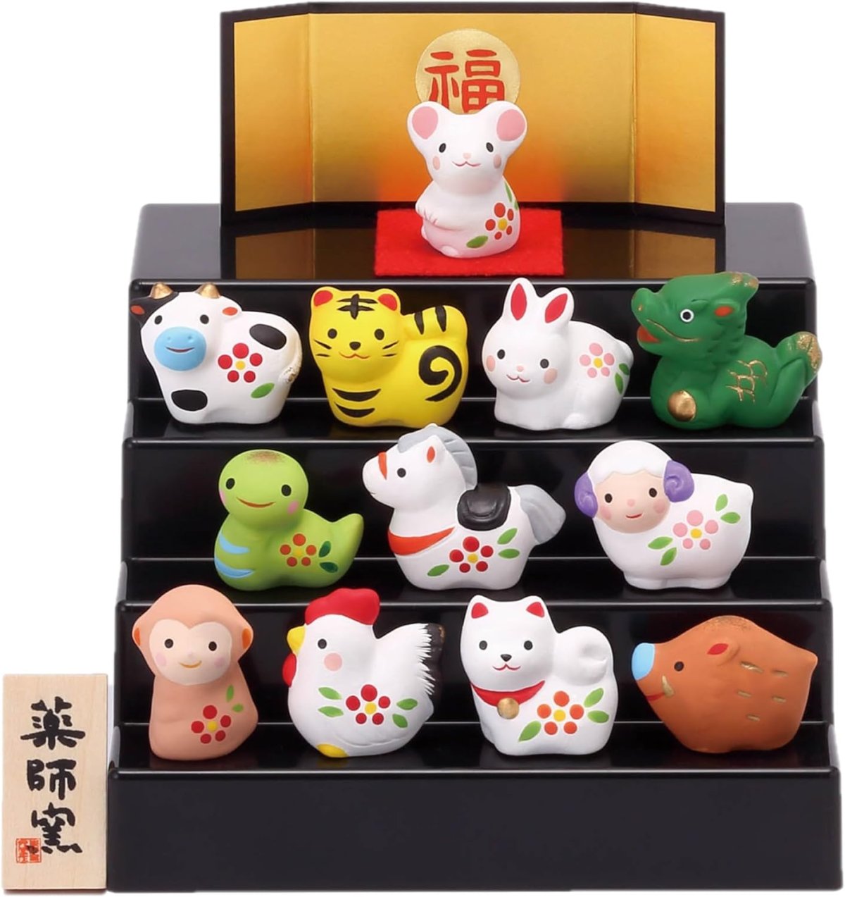 画像1: 2026年 干支 午年 うま 十二支 段飾り (1)