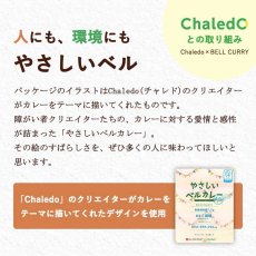 画像4: 【海外発送可】減塩ビーフカレー(かるしお) やさしいベル 180ｇ 中辛 (4)