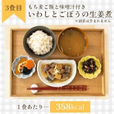 画像7: 【海外発送可】「もち麦ご飯付き」レンジで作るおかず・ご飯・味噌汁 7 食セット (7)