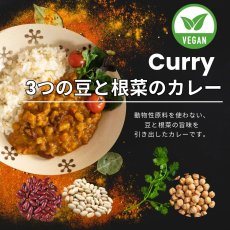 画像1: アニマルフリー 三つの豆と根菜のカレー 180g｜ヴィーガン認証・宮島醤油 (1)