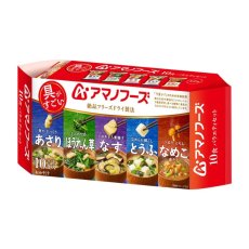 画像2: アマノフーズ いつものおみそ汁バラエティセット 5種類10食入り フリーズドライ(Japanese Amano Foods Always Miso Soup Variety Set, 5 kinds, 10 servings, freeze-dried) (2)