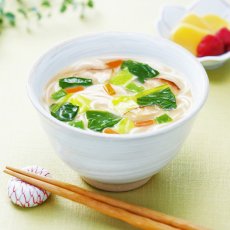 画像2: アマノフーズ にゅうめん 肉不使用セット すまし柚子・五種の野菜 各4食 計8食 フリーズドライ｜Amano Foods Nyumen Meat-Free Set (Sumashi Yuzu & Five Vegetables) 8 Servings – Contains Fish & Egg (2)