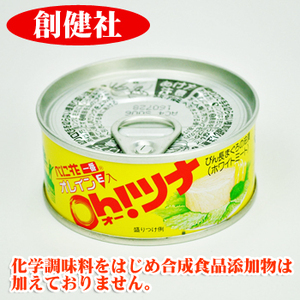 Photo1: 創健社 べに花一番のオーツナ 90g（固形量70g） ツナ缶詰 (1)