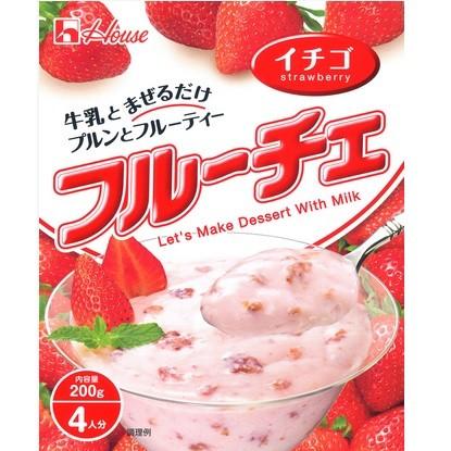 (ハウス)フルーチェ イチゴ 200g　【海外発送可】
