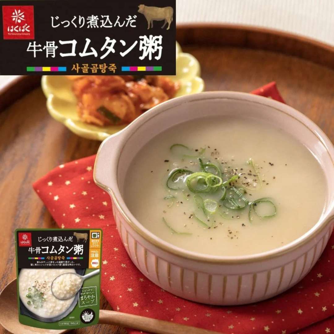 【海外発送可】じっくり煮込んだ牛骨コムタン粥 180g レンジ対応